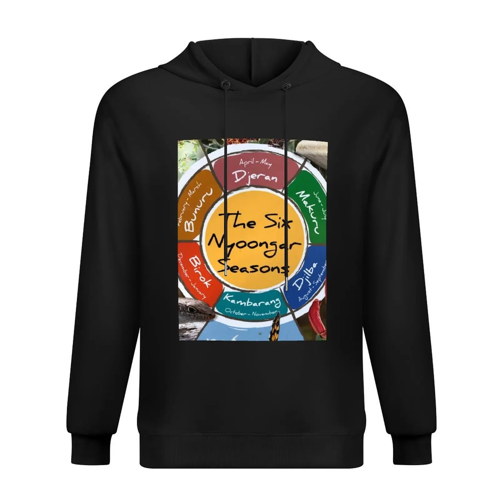 

The six Nyoongar Seasons Hoodie fashion men winter clothes men's clothes anime clothing man hoodie