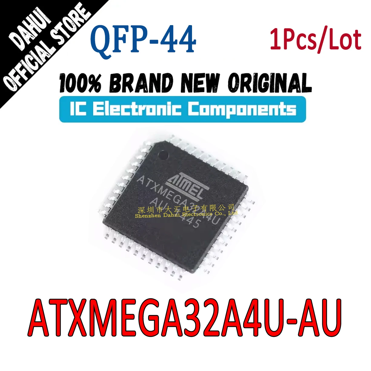 

ATXMEGA32A4U-AU XMEGA32A4U U AU LQFP-44 Microcontroller chip IC new original