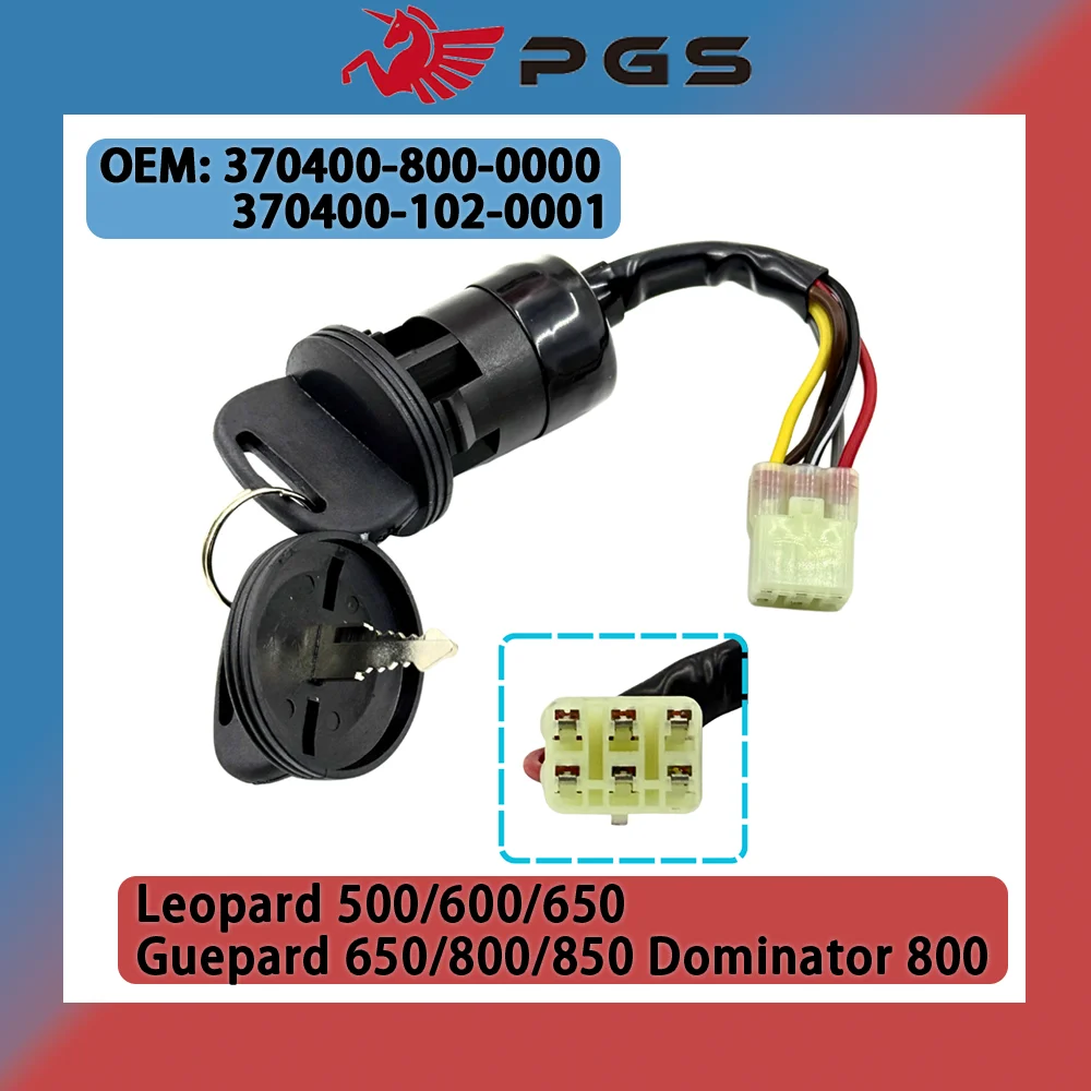 

370400-800-0000 Motorcycle Ignition Switch with Key For Stels ATV Leopard 500 600 650 Guepard 650 800 850 370400-102-0001