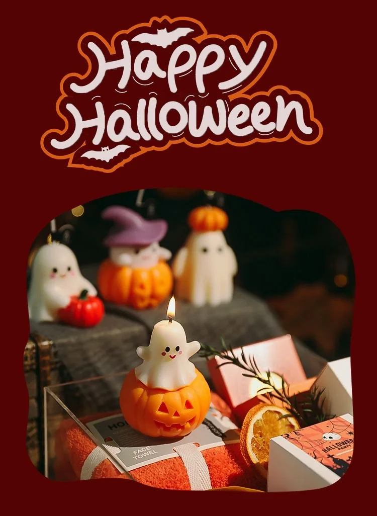

Halloween gifts scented 5.6cm*7cm souvenirs pumpkin scented candles home decorations