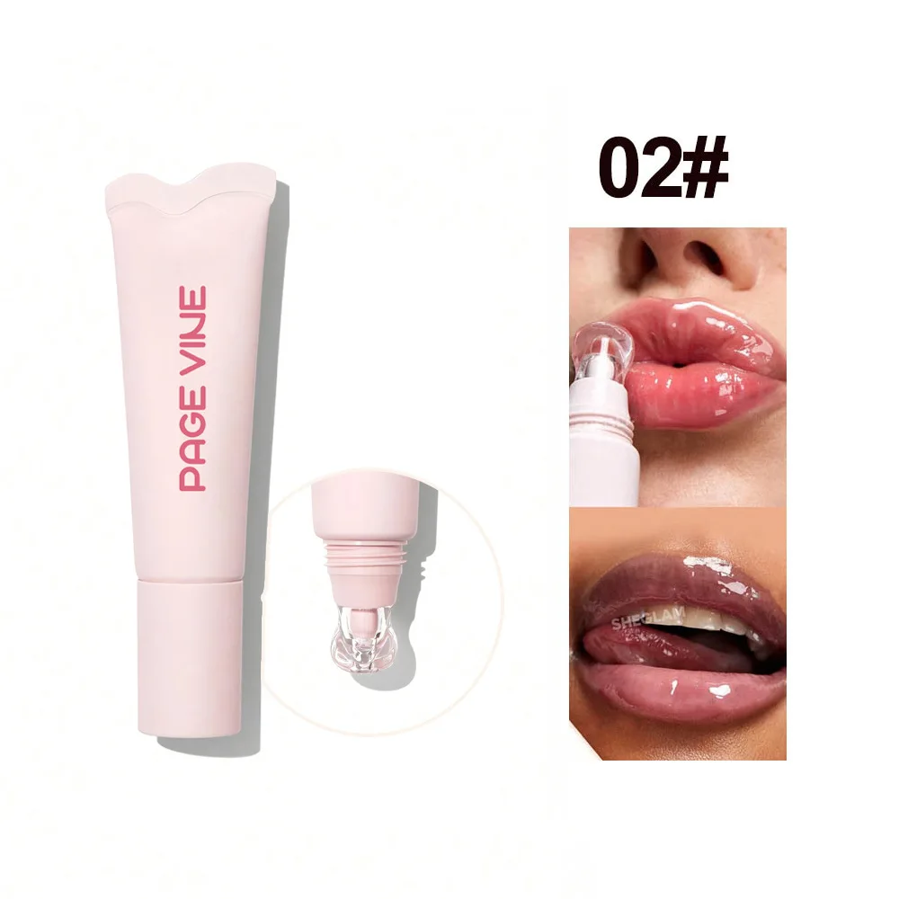 PAGE VINE Glossy Lip Balm Hydrating and Moisturizing Softens the Keratin Dudu Lip Balm Lip Oil Lip Gloss Makeup Cosmetics