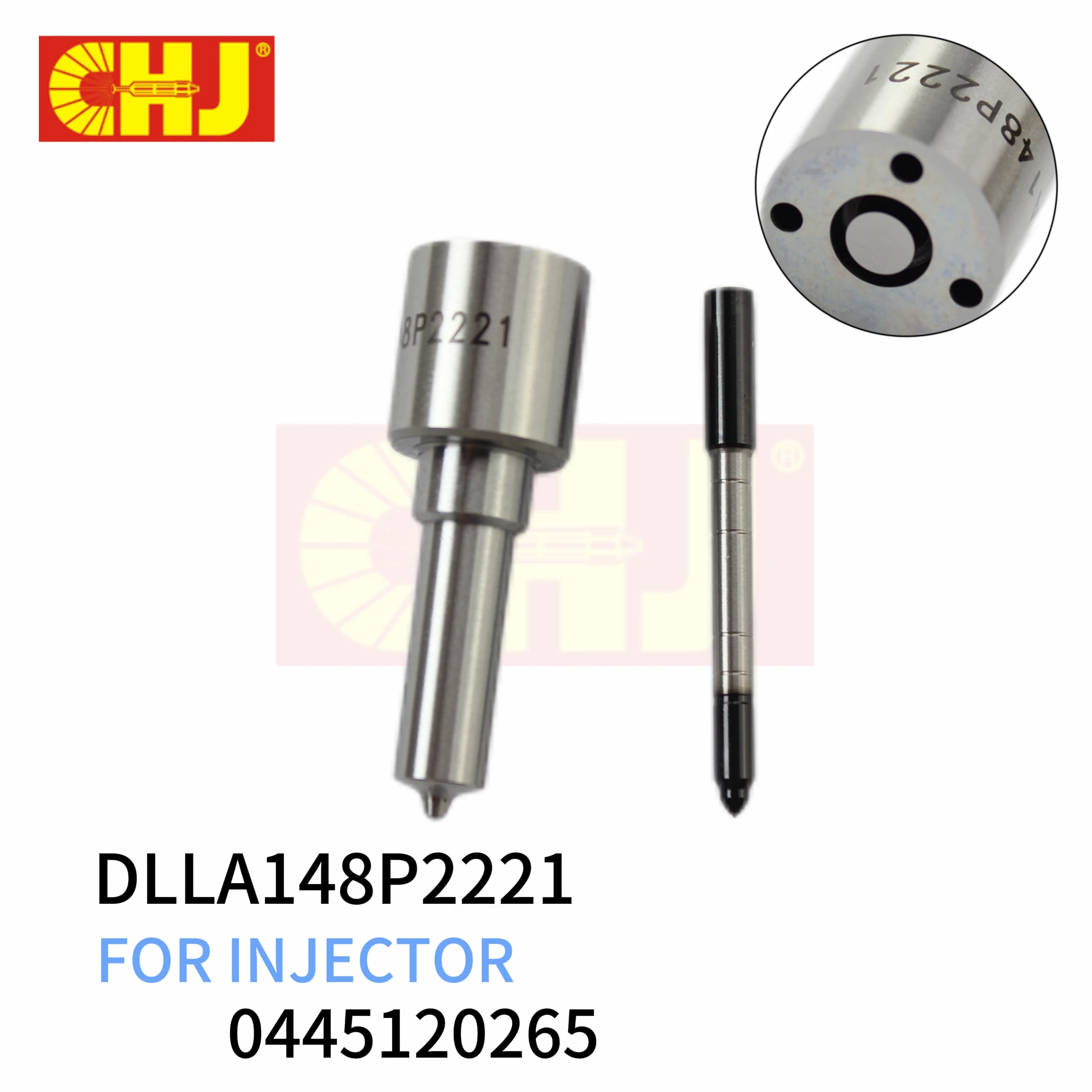 

CHJ DLLA148P2221 0433172221 Common Rail Nozzle for WEICHAI WD10 Injector 0445120265