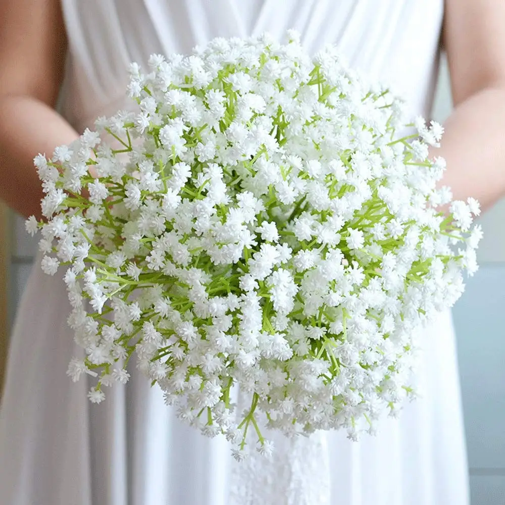 20/10Pcs Babys Breath Artificial Flowers Bouquet Plastic Gypsophila Fake Flower for Wedding Centerpieces Party Home Room Decor