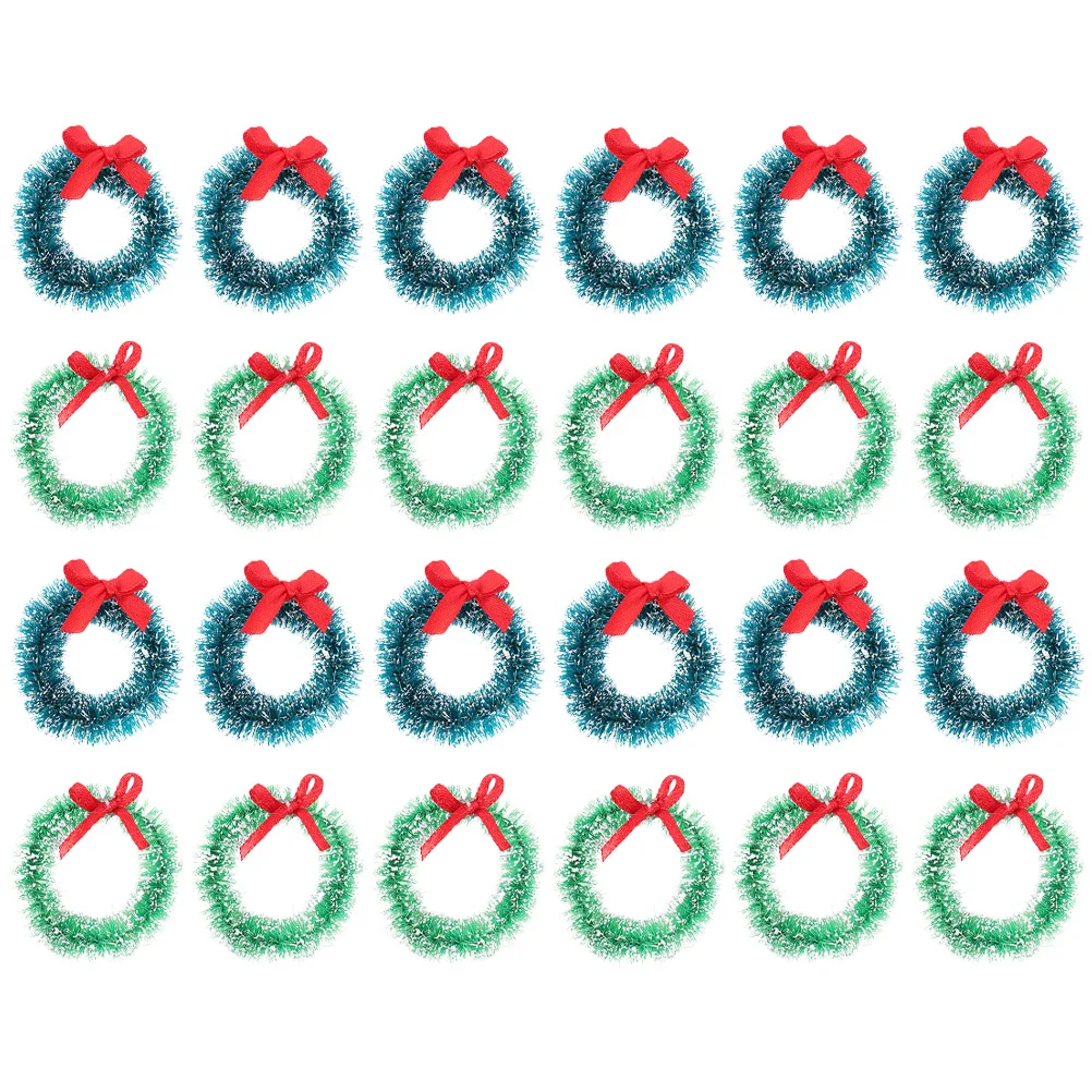 

24 Pcs Wreaths for Cabinets Hanging Craft Supplies Small Kitchen Adornments Ornament Indoor