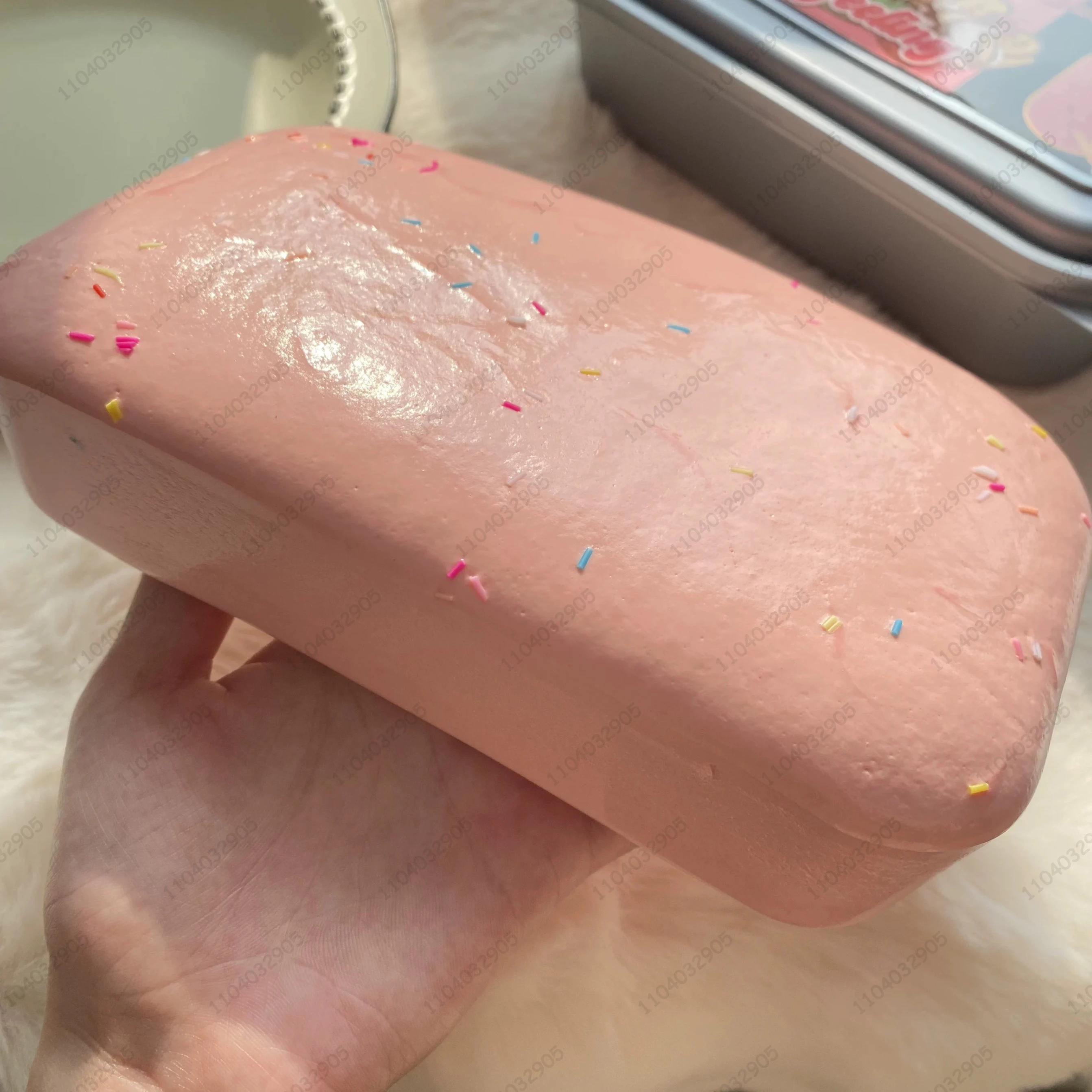 Klebrige Box Kuchen Squishy Spielzeug langsam steigende Squeeze Spielzeug Butter Eis Box Squishy Zappeln Spielzeug Anti Stress Release Hand Relax Geschenk – Detail 3