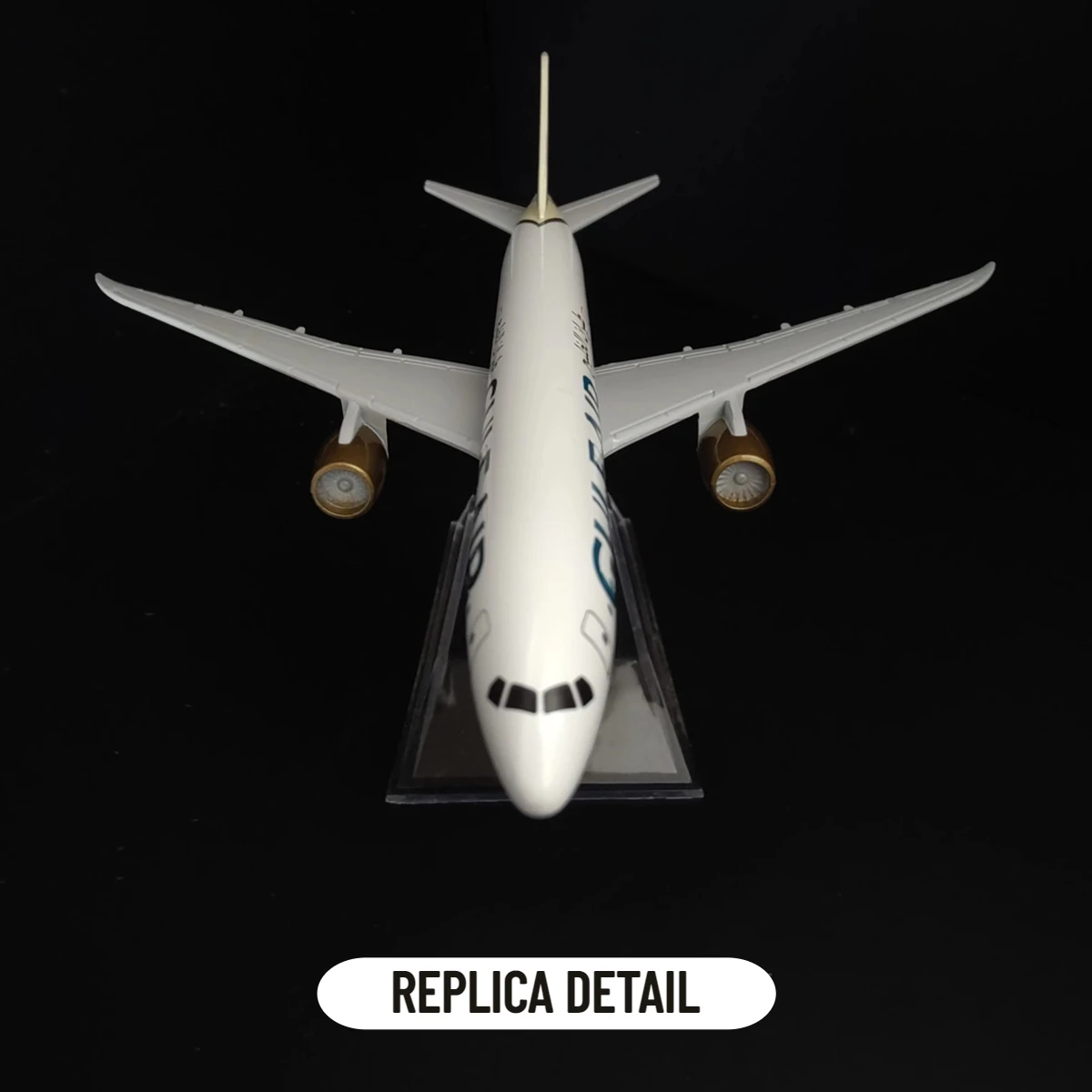 Scale 1:400 Metal Aircraft Replica 15cm GULF AIR B787 Boeing Airbus Airplane Diecast Model Kids Room Decor Toy for Boy