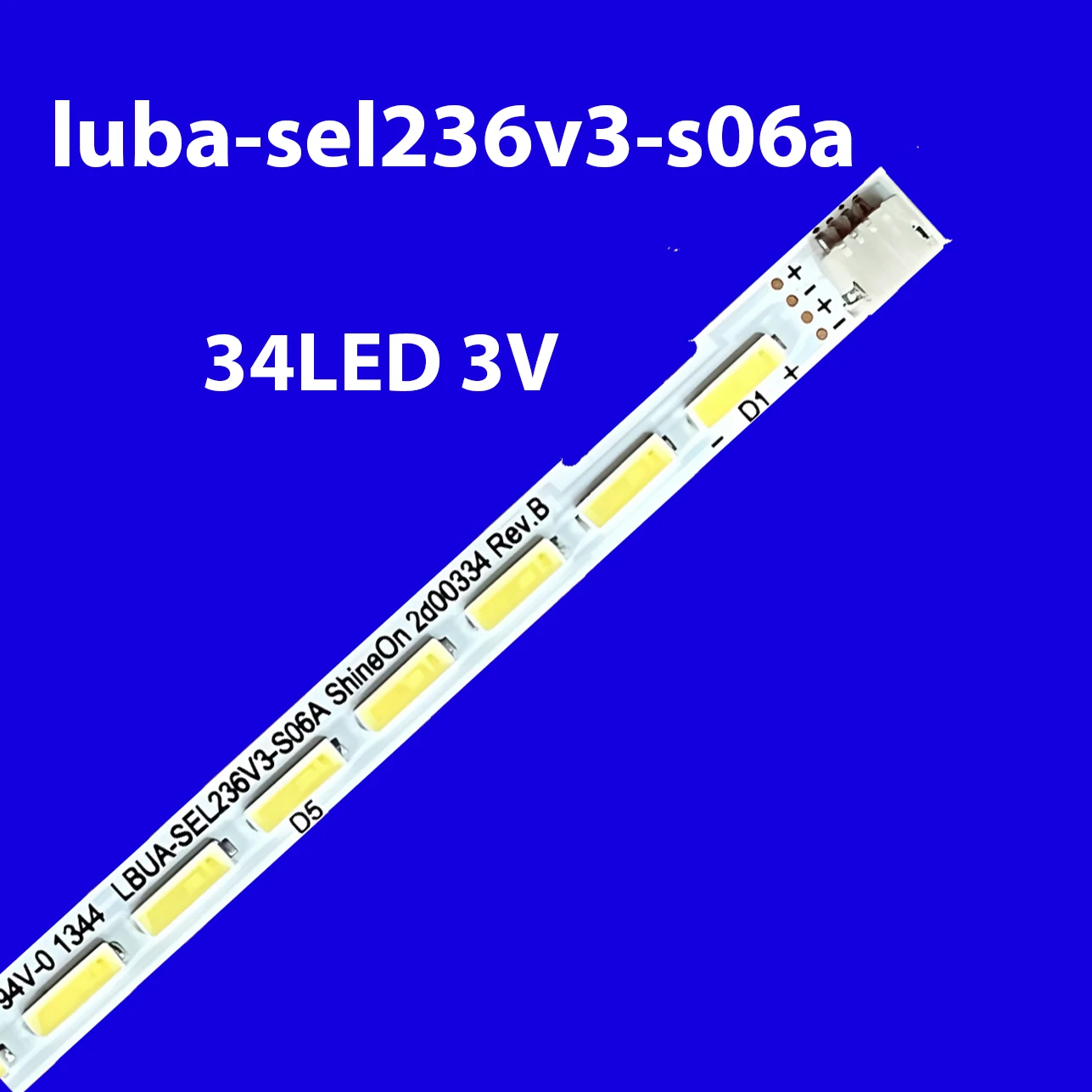 

Светодиодная лента подсветки для 24E5CHR 24E600E luba-sel236v3-s06a SHineon 2D00334 REV.B