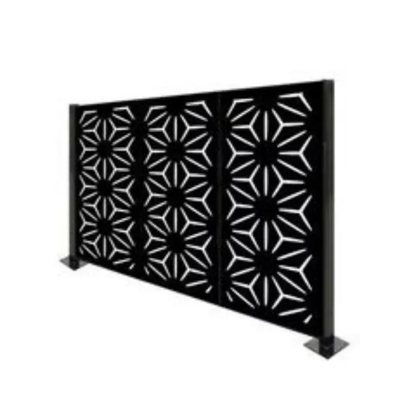 Decorative Aluminum Fence Custom Made Eco Friendly Border with Easy Assembly for Outdoor