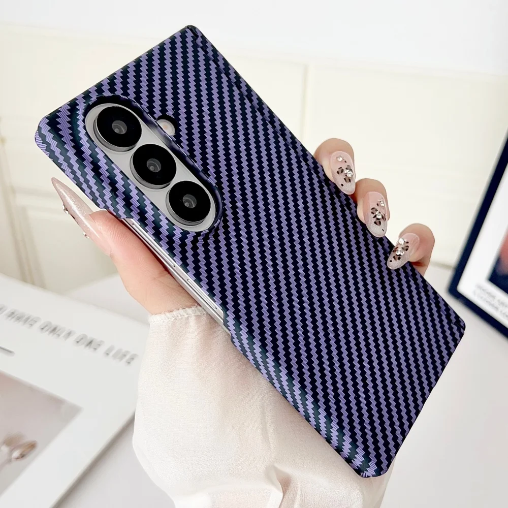 Luxuriöse magnetische Carbonfaser-Schutzhülle mit Scharnier für Samsung Galaxy Z Fold 7 6 5 8 – Ultradünne PC-Schutzhülle für ZFold7 – Detail 15