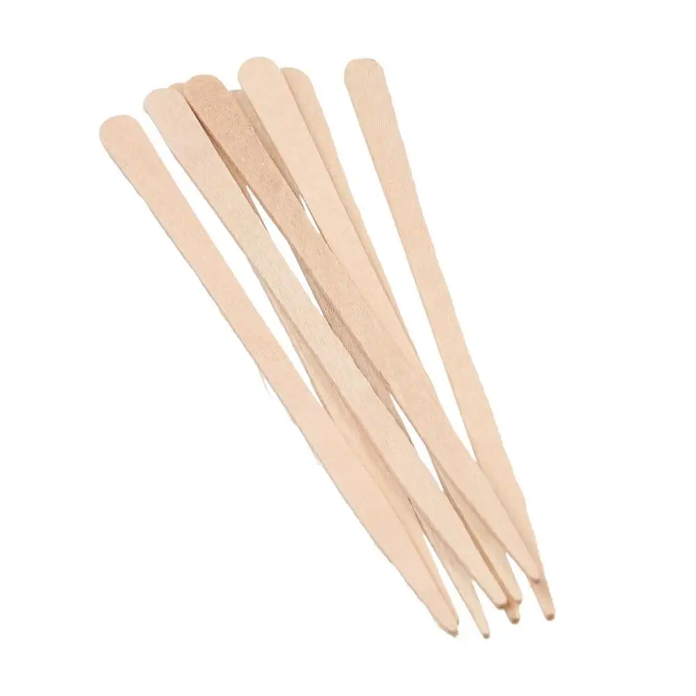 Craft Spatulas Small Wooden Body Beauty Tool Wax Sticks Body Hair Removal Sticks Waxing Applicator Sticks Face Wiping Wax Tool