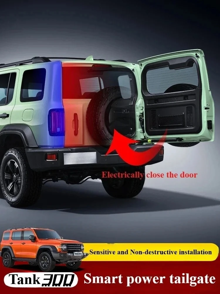 For Weipai Tank 300 Electric Suction Door Electric Rear Tailgate Black Technology Four-door Intelligent Electric Suction 2020-25