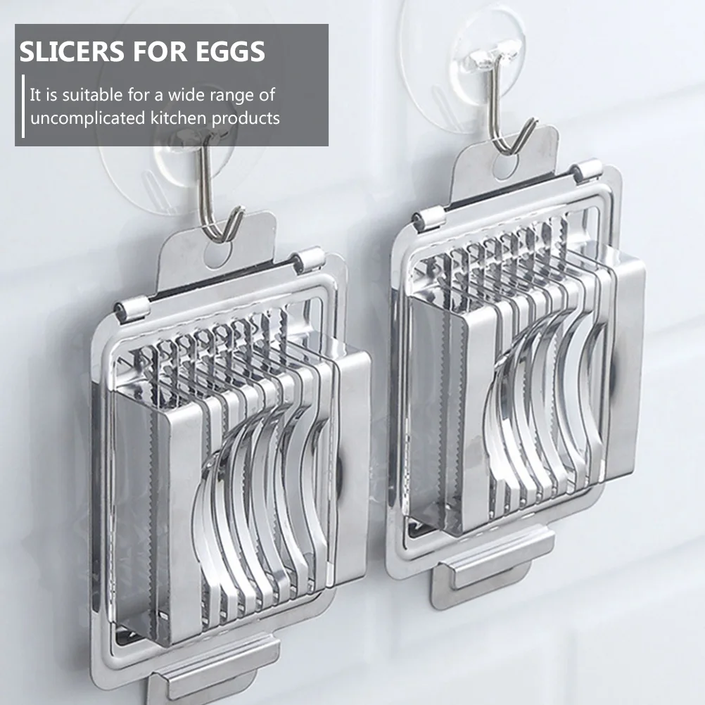 

Egg Slicer Stainless Steel Multipurpose Tool for Eggs Vegetables Tomato Kitchen Gadget Food Egg Cutting