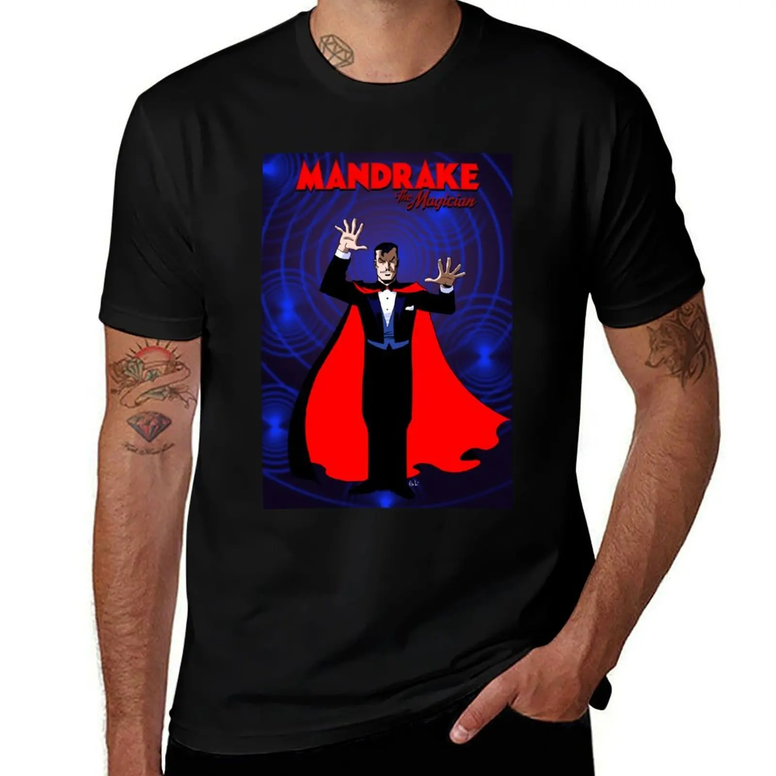 

MANDRAKE THE MAGICIAN T-Shirt t shirts cotton 100% man t shirt heavy cotton T-Shirt