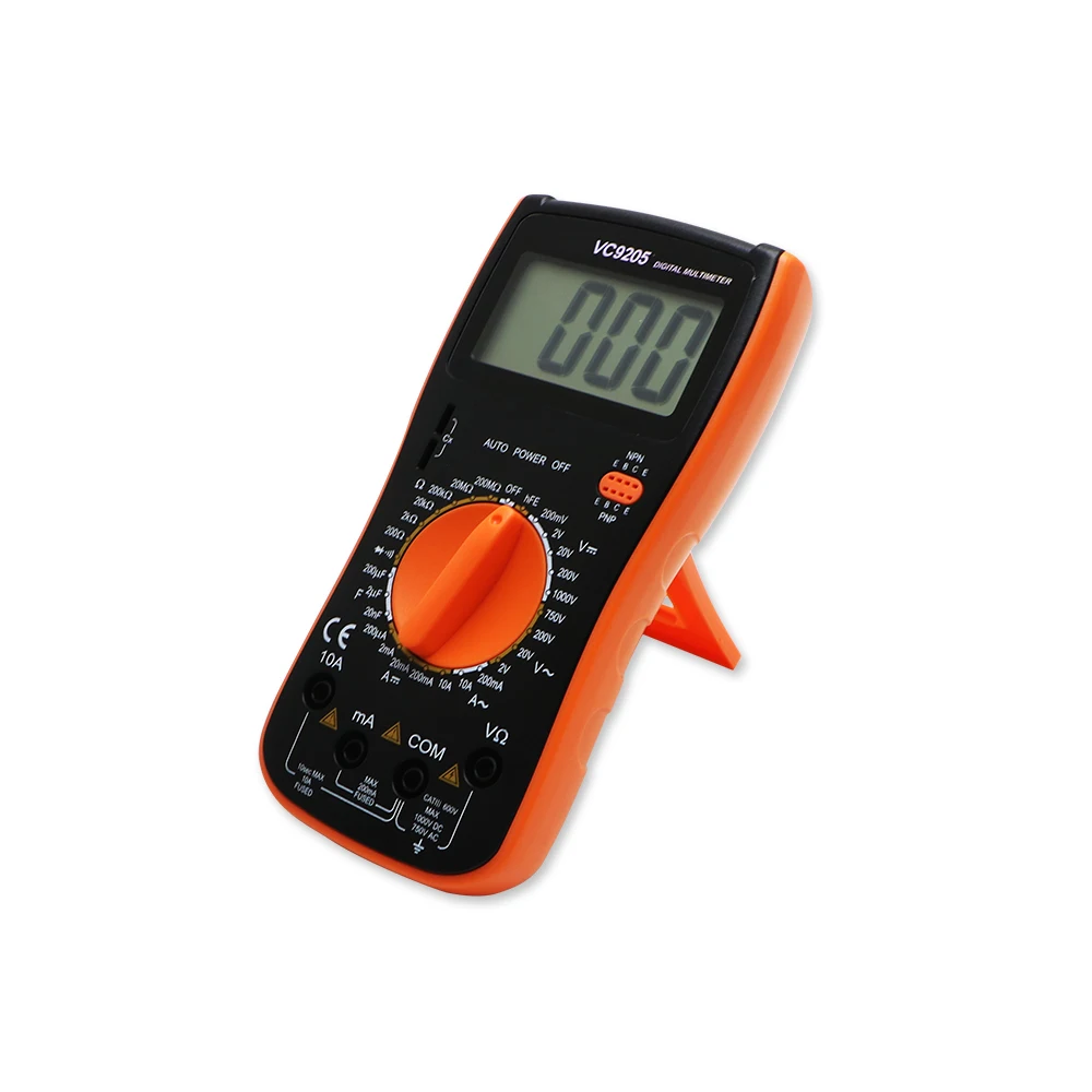 SHANHR Large Screen Digital Multimeter LCD Multimeter AC DC Voltmeter Resistance Capacitance, Diode, Triode, Continuity Tester