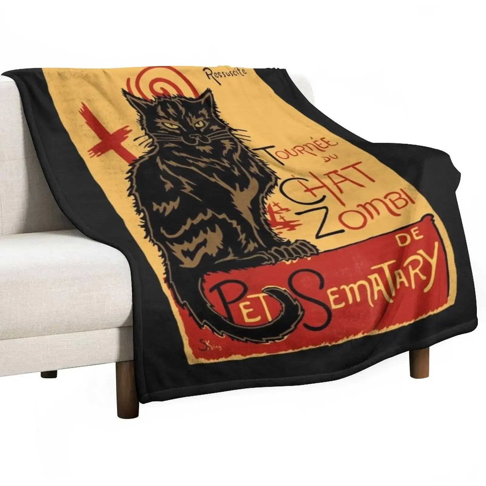 Chat Zombie (Collab with GoodIdeaRyan) Throw Blanket Soft Hairys Blankets