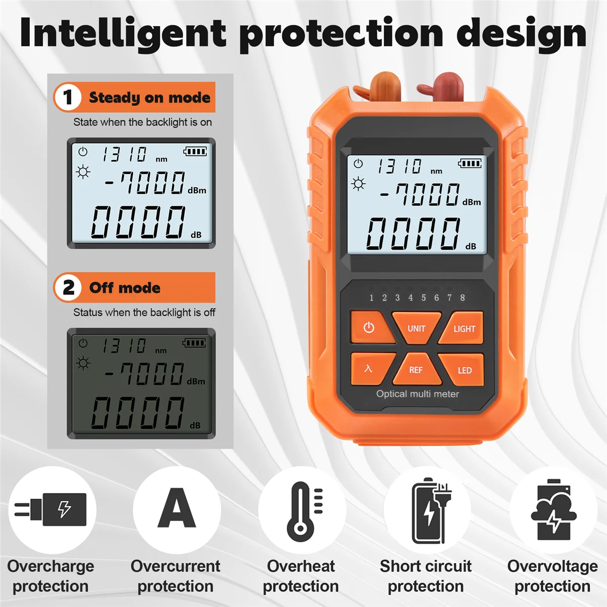 Compteur de puissance optique 4 en 1, localisateur visuel de défauts, stylo 5 NORLight, éclairage LED, réseau OPM, outils de test de câble à fibre optique