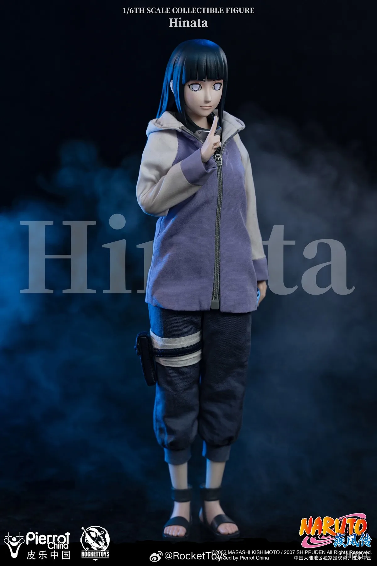 【Originale】RocketToys ROC-006 NARUTO Shippuden Hinata 1/6 Action Figure Model Toy
