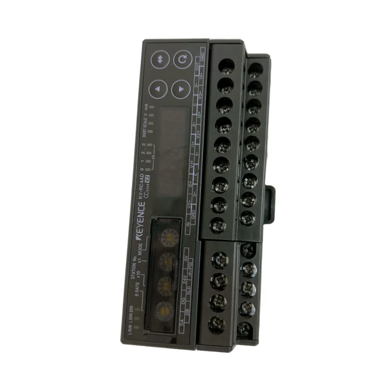 KEYENCE KV-RC4AD KV-RC4DA PLC Programmable Controller Analog Input Unit 4ch Used for Process Quantity Collection in Stock