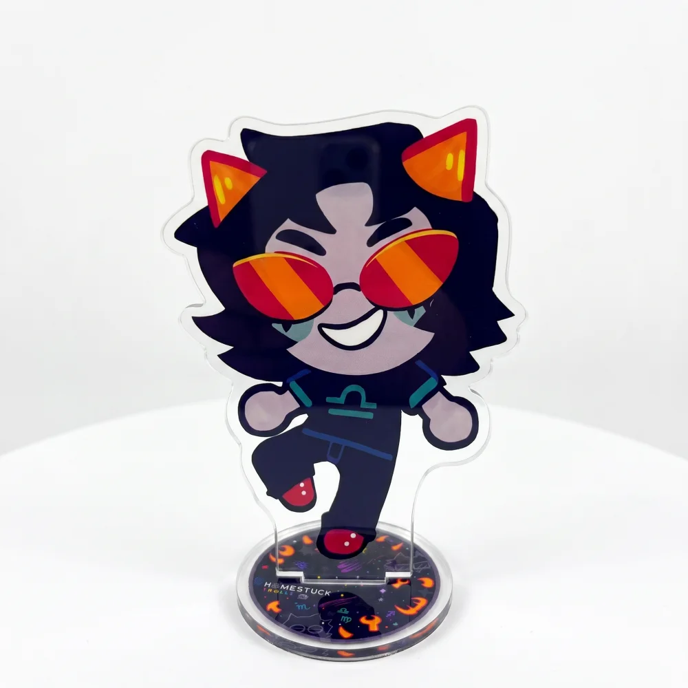 Homestuck Game 10cm Acrylic Stand Keyring Karkat Vantas Terezi Pyrope Vriska Serket Gamzee Makara Kanaya Desk Decor Fan Gift
