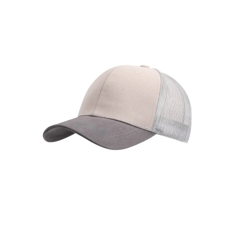 Neue Maßgefertigte Bedruckte Zweifarbige Mesh-Baseballkappe für Männer und Frauen Sommer Fünf-Panel Outdoor Sonnenschutz Bestickte Trucker-Mütze – Detail 5