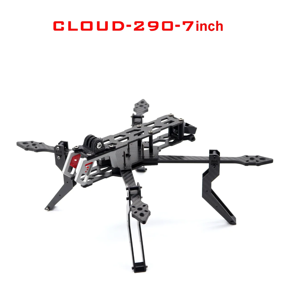 

CLOUD-290 7inch RC Racing Drone FPV Long Range with Tall Landing Skid Support Throw Device for Photography DIY