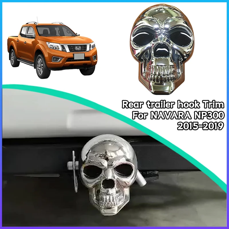 Universal Skull LED Illuminated Tow Hitch Cover Car Rear Trailer Socket Decorative Cap For NAVARA NP300 For Various Pickup