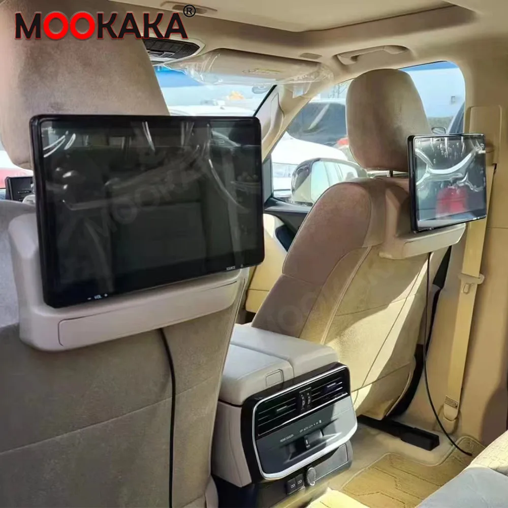 13.3 Inch Touch Screen Headrest For Toyota Land Cruiser LC300 2022 Display Android Car Multimedia Player Bluetooth Autoradio