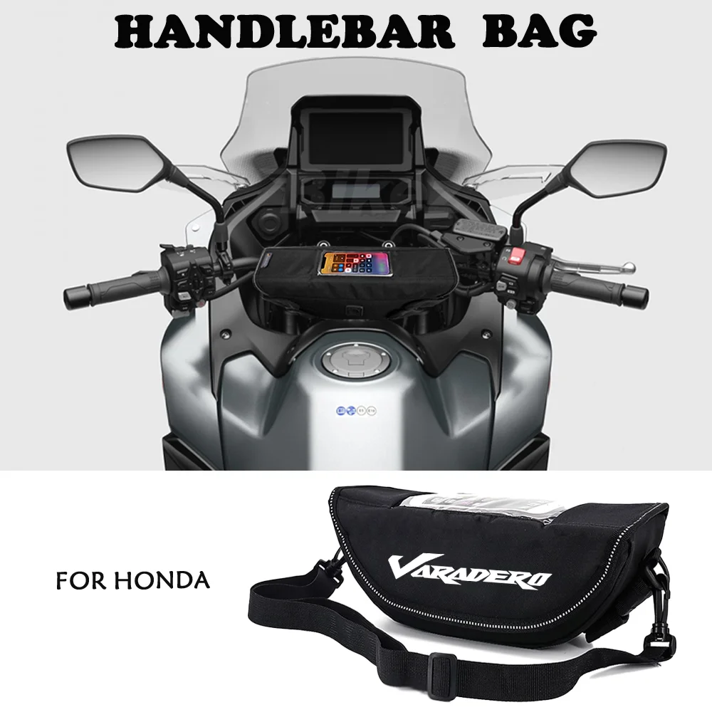 

Motorcycle Handlebar Bag for Honda Varadero XL1000 VFR1200X VFR 1200 X NC700X Accessories Portable Waterproof Phone Bags