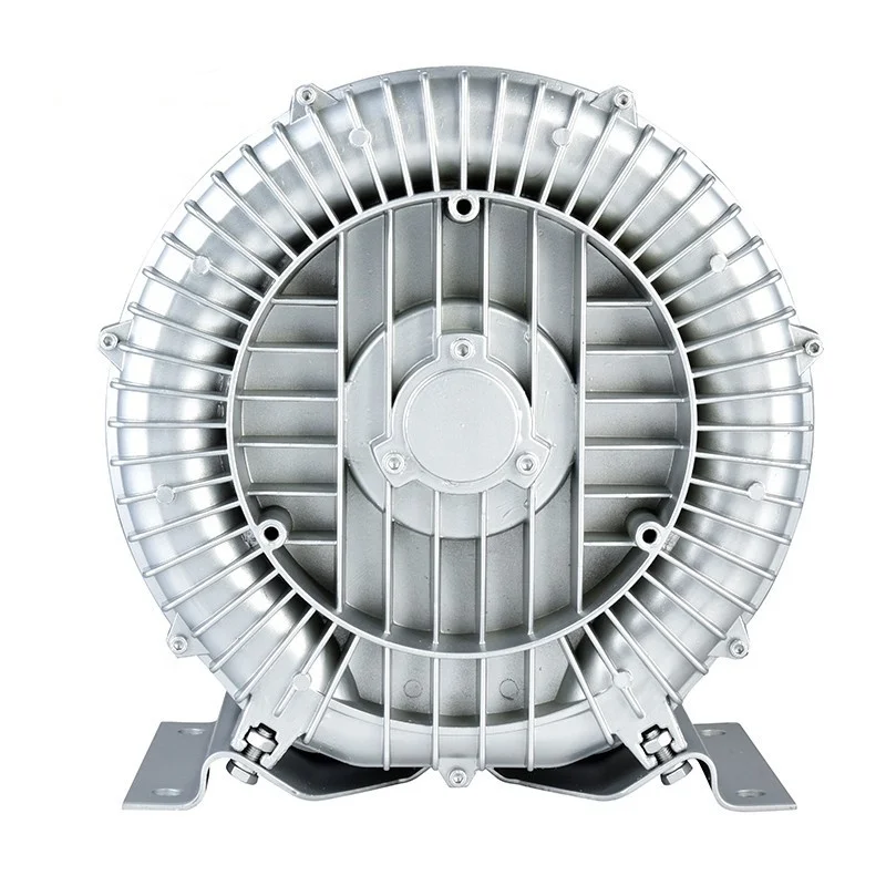 Bomba de ar a vácuo industrial de alta pressão, 2hp, 50hz, anel de vórtice, ventilador de canal lateral regenerativo para lago de peixes, aquicultura, agricultura