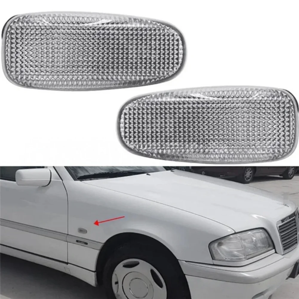 Car Light Assembly Indicator Lamp Yellow,White Turn Signal Light Clear Bright Illumination Wide Vehicle Compatibility