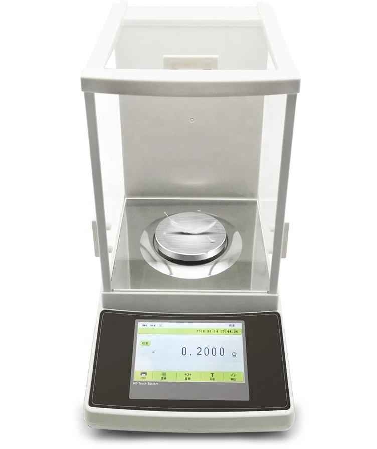 200g/0.0001g Analytical balance 0.1mg internal calibration touch screen electronic balance