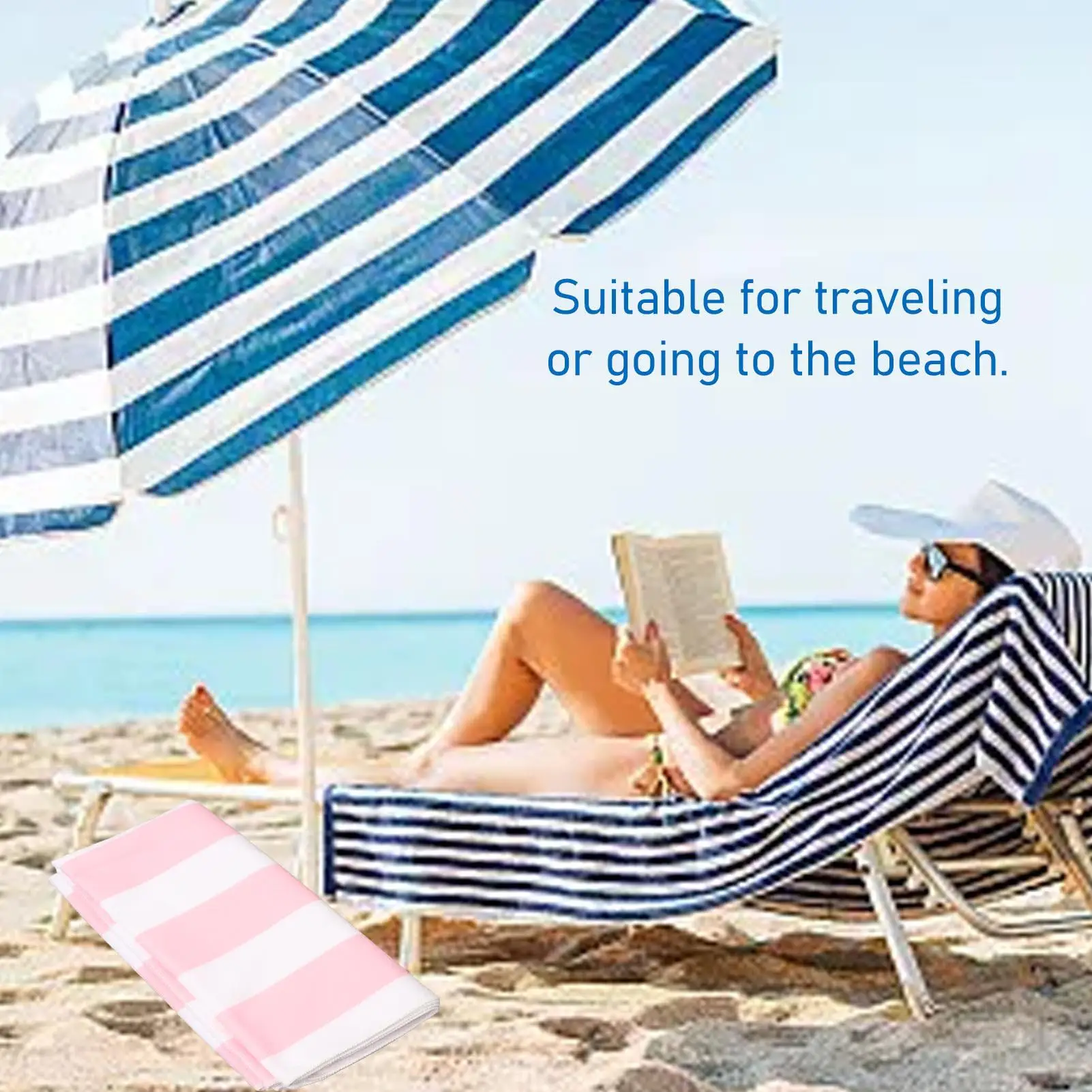 Quick-Dry Microfiber Beach Towel - Ultra-Absorbent, Lightweight & Skin-Friendly for Women - Perfect for Travel