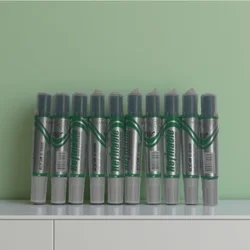 Gxin-rotuladores borrables de pizarra blanca, 10 G-206D, recarga reemplazable, punta de fibra, tinta a base de agua, suministros de reunión escolar
