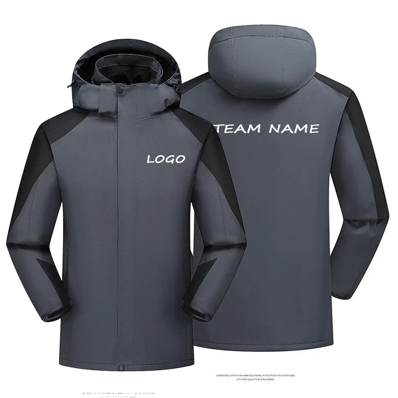 الخريف الشتاء DIY بها بنفسك شعارك نمط الرجال جاكيت زيبرا يندبروف في الهواء الطلق الرجال سترة رياضية للرجال معطف سترة واقية LS-168