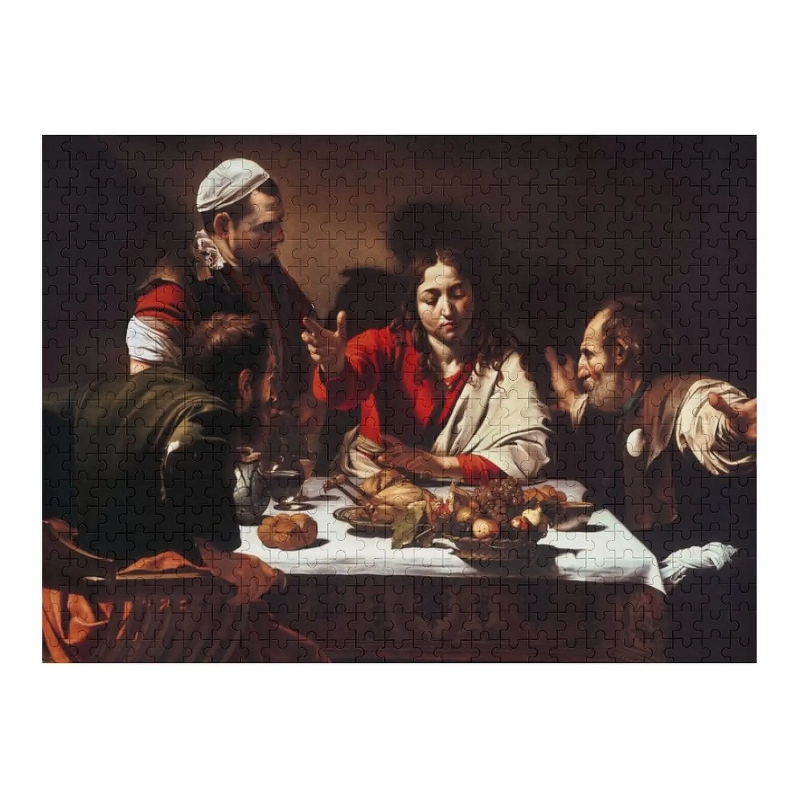 

Пазл Caravaggio - Supper at Emmaus 1601, подарок на заказ, деревянный пазл с именем