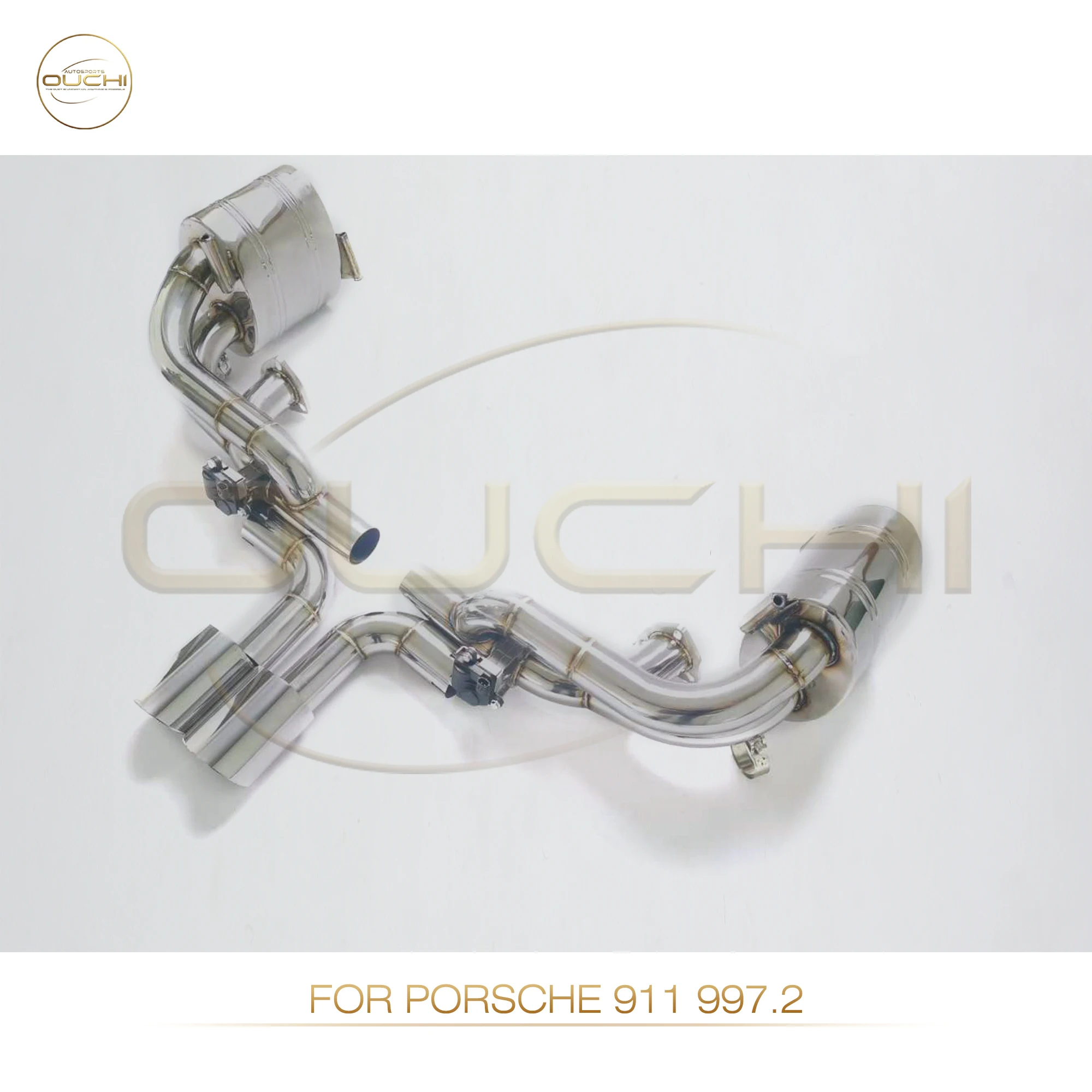 

OUCHI Exhaust System Stainless Steel Performance Catback for Porsche 911 997.2 upgrade GT3 Muffler With Valve