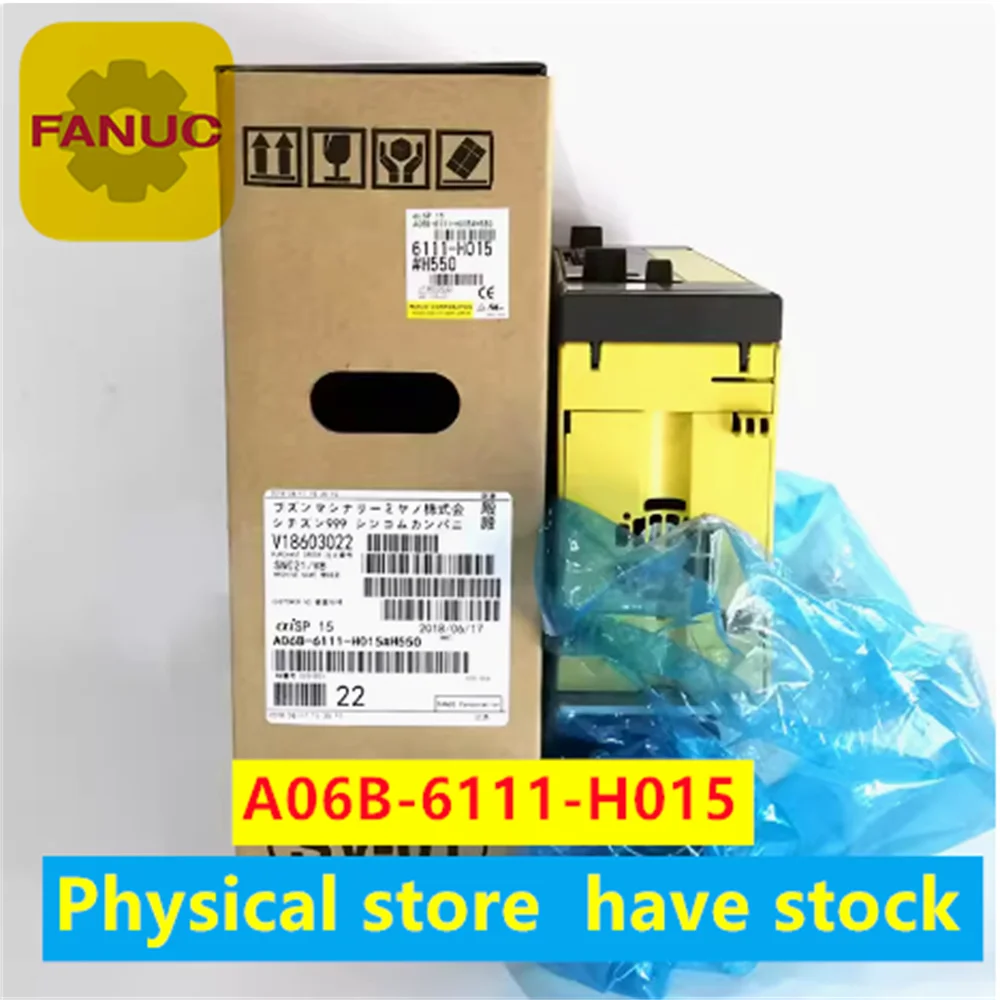 

FANUC Spindle drive A06B-6111-H015/6141-H015 Original FANUC Spindle drive A06B-6111-H015/6141-H015 physical store spot supply