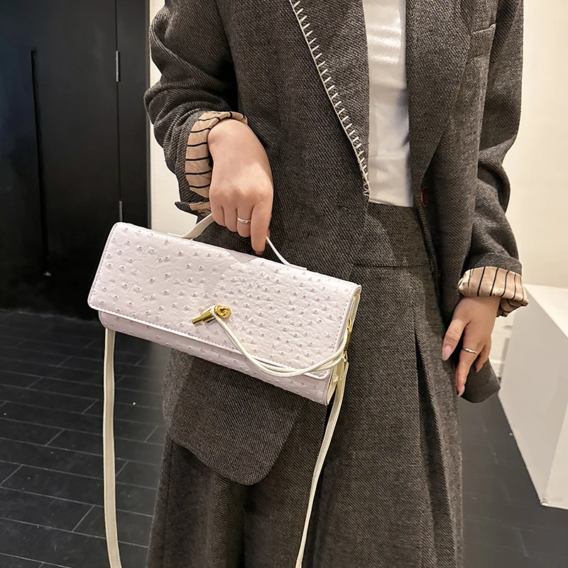 

Fashionable Designer Diaper Bag Ladies Shoulder Messenger Bag Vintage Trendy Classic Solid Color Leather Elegant Handbags