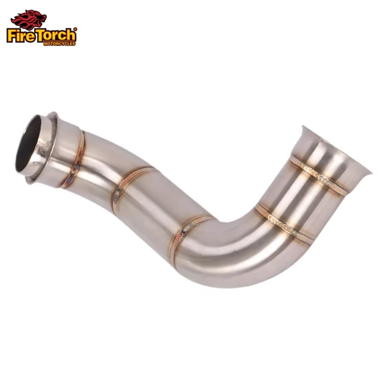 Slip On For CF MOTO 800NK 800 NK Motorcycle Exhaust Escape Moto Systems Stainless Steel Mid Link Pipe Connect Original Muffler image 3
