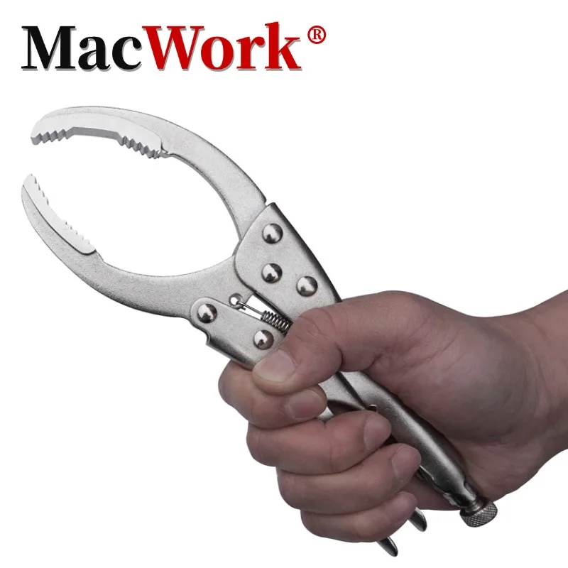 

9.5 inch Filter Pliers with Adjustable Heavy-duty Filter Wrench Multitool Toughbuilt Locking Pliers Welding Clamp Hand Tools
