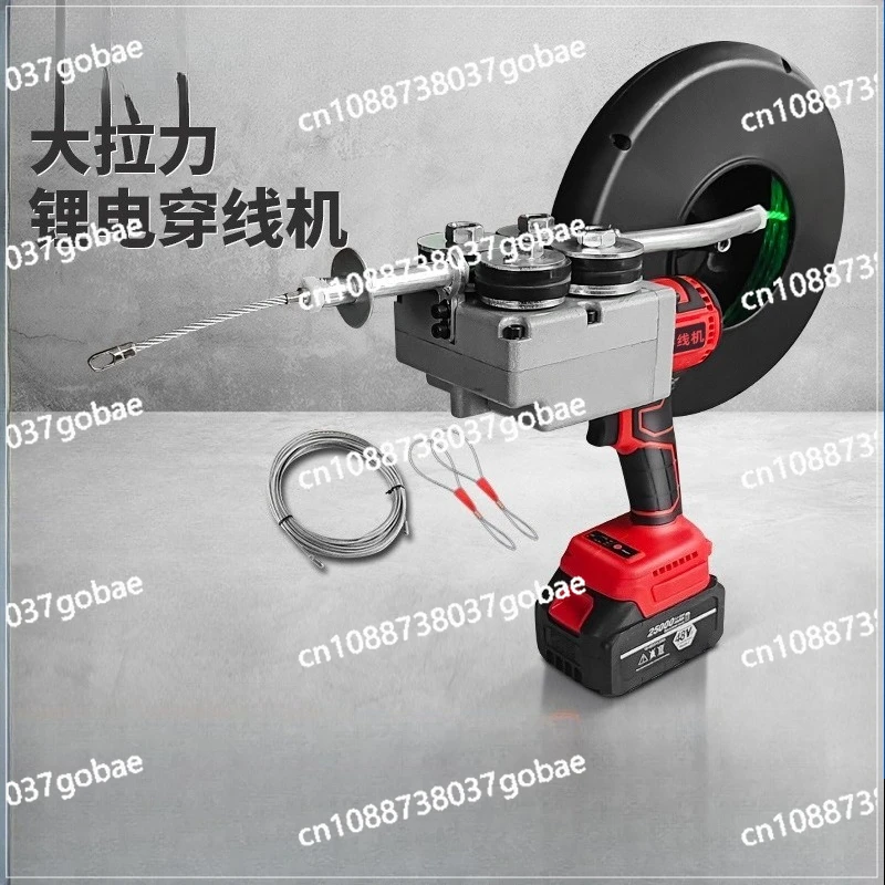 Einfädelmaschine, Einfädelgerät, automatischer elektrischer Drahtzieher, Kabel, Push-Wand, wiederaufladbare Li-Ion-Besaitungsmaschine