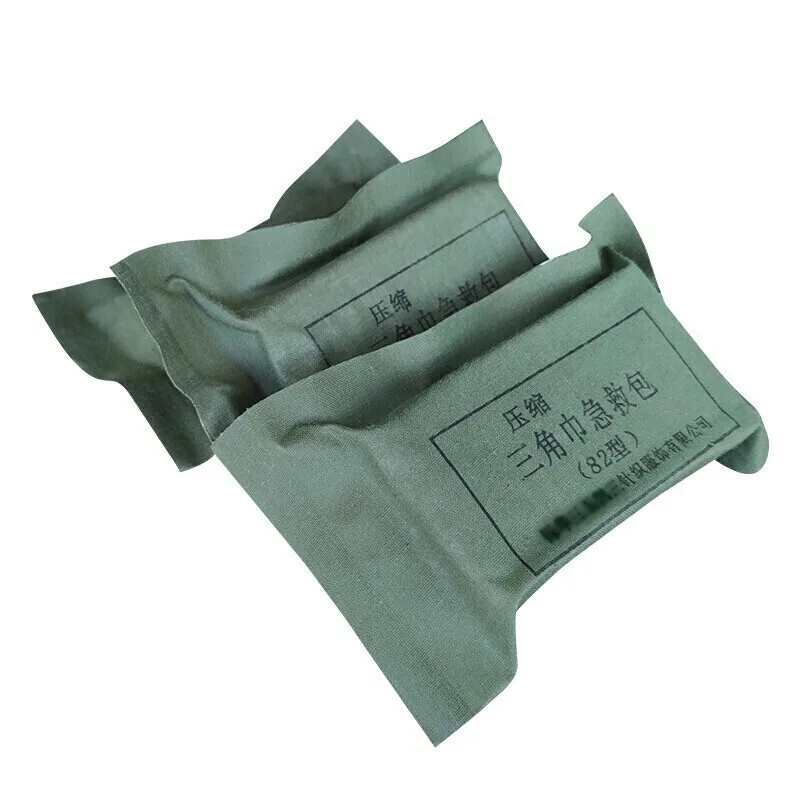 82 triangular towel first-aid kit compression disinfection portable explosive trauma first-aid kit safety pin burn dressing