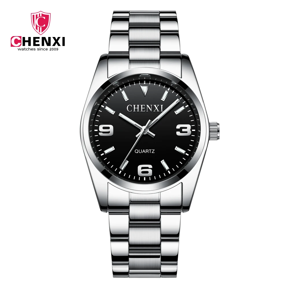 

Fashion Chenxi Luxury Style Women Man Elegant Full Stainless Steel Quartz Clock Business Wrist Watches For 2024 Relogio Feminino