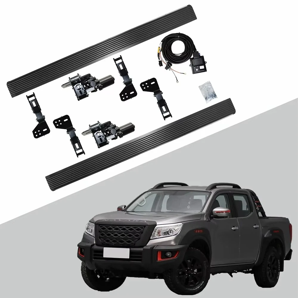 Electric Side Step Waterproof High Strength Automatic Electric Power Running Boards for  Navara Pick up
