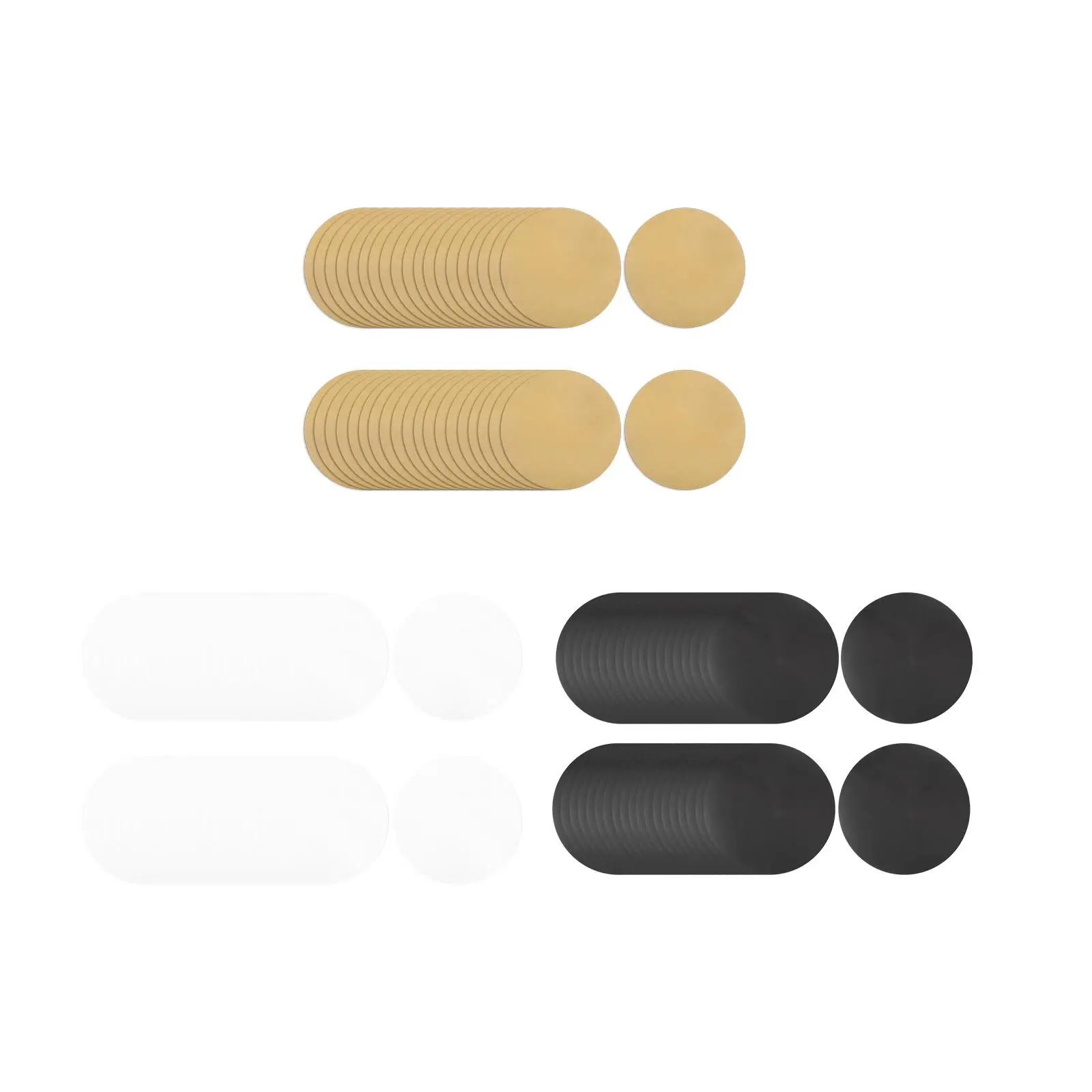 20 Pieces Round Kraft Paper Drawing Paper Paint Poster Creative Craft Paper