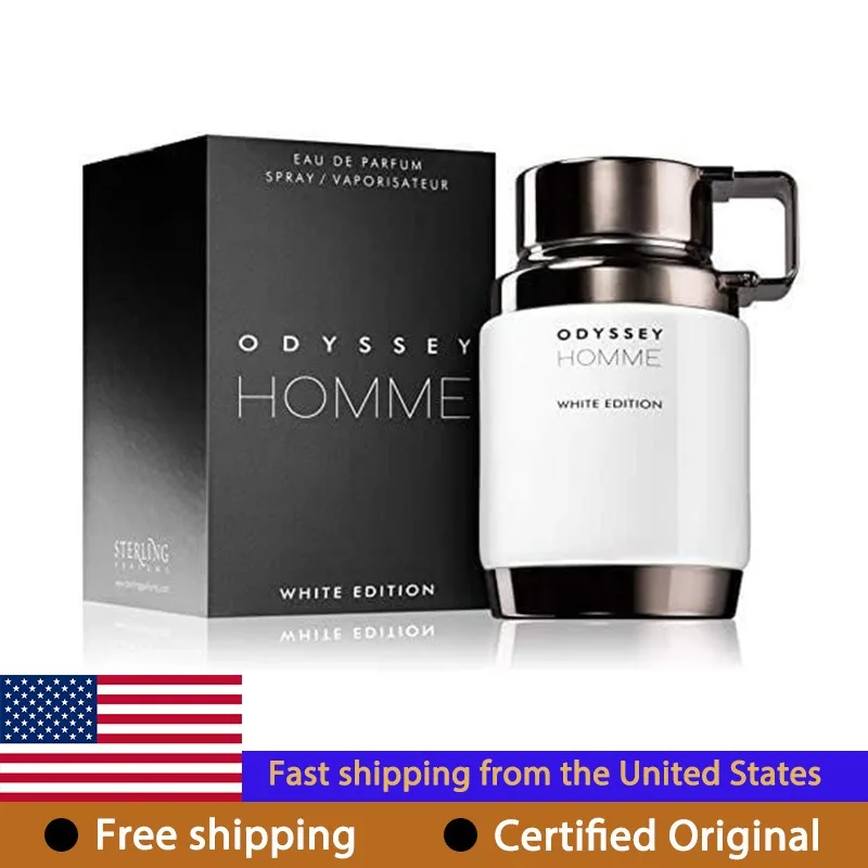 

Armaf Odyssey Homme White Edition for Men Eau de Parfum Spray 3.4 Ounce Lasting Oriental Pheromones Perfume 100 ML Makeup