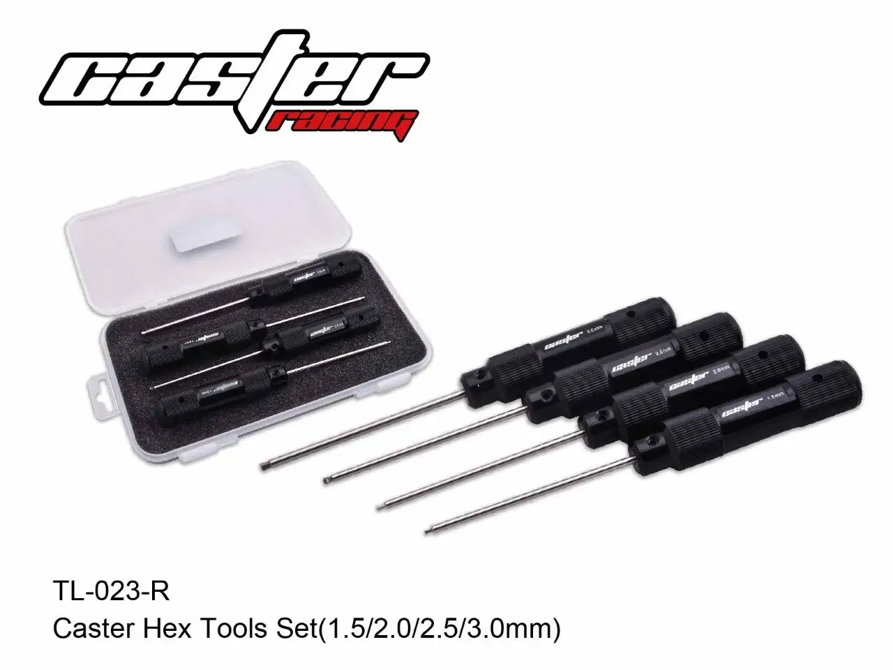 

Caster RC Hex Round Tools Set 1.5/2.0/2.5/3.0mm 4 Teilig High Hardness Strengthening RC Repair Parts For Arrma Hsp TRAXXAS