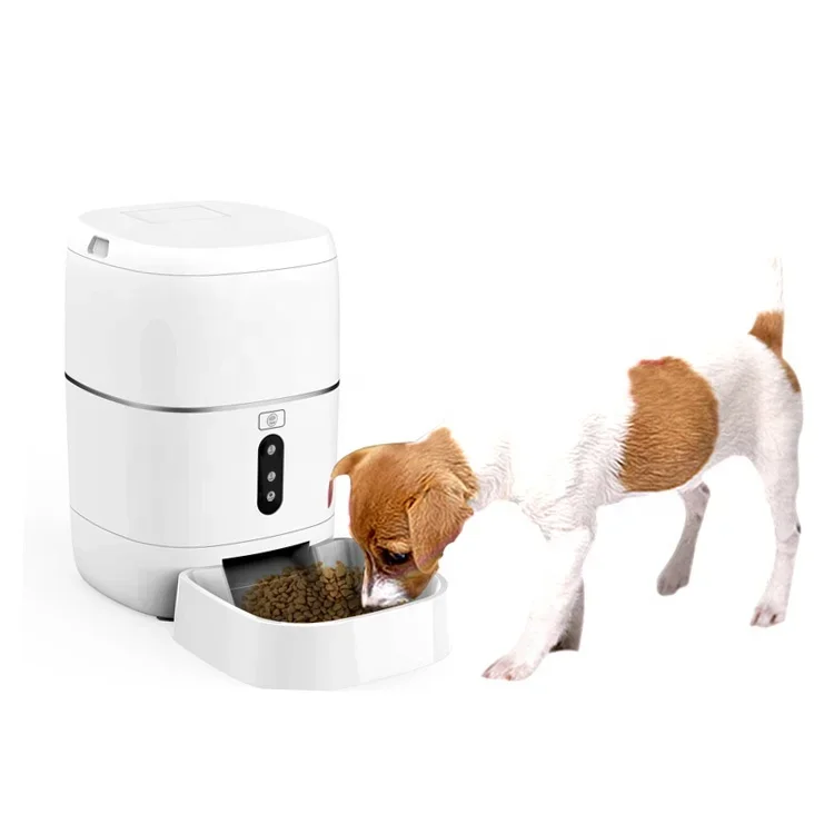 2023 Factory Price Wireless WIFI Tuya Smart Automatic Pet Feeder With Built in PST-FD-BL3-C