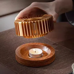 Candle Teapot Warmer Tea Heater Heating Base Portable Tea Pot Heating Base Candle Holder for Tea Cafe Milk Kitchen Accessories