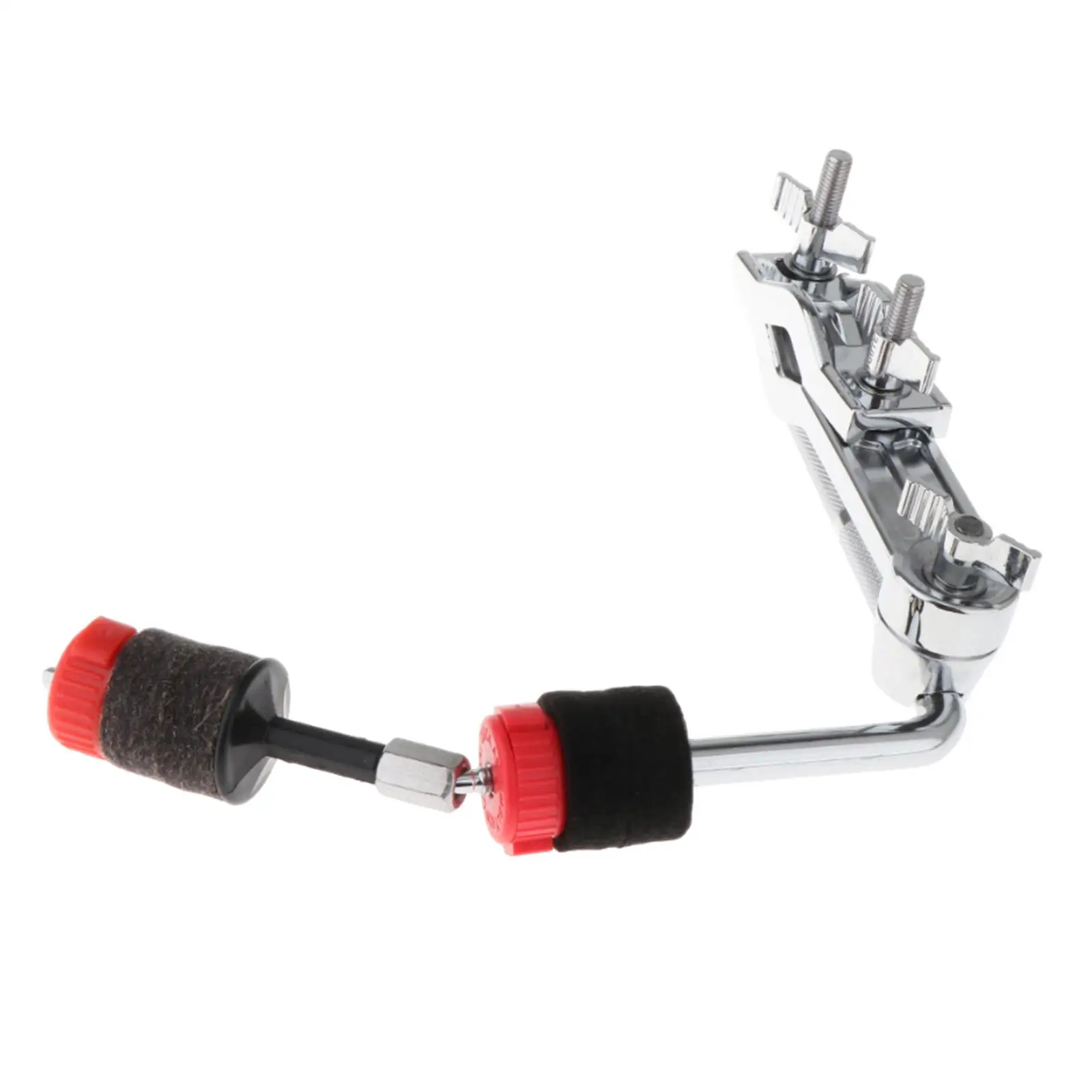 Drum Cymbal Holder Metal Extension Arm Clamp Stand Replacement Part for Cowbell Chimes Drum Accessories